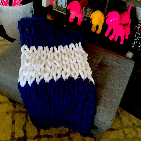 💙🤍Handmade Baby Blanket🤍💙